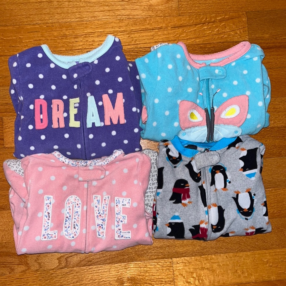 18 month fleece pajamas